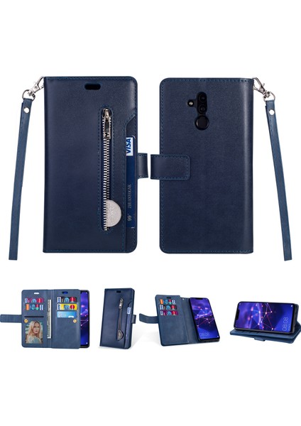 Huawei Mate 20 Lite Telefon Kılıfı - Koyu Mavi (Yurt Dışından)
