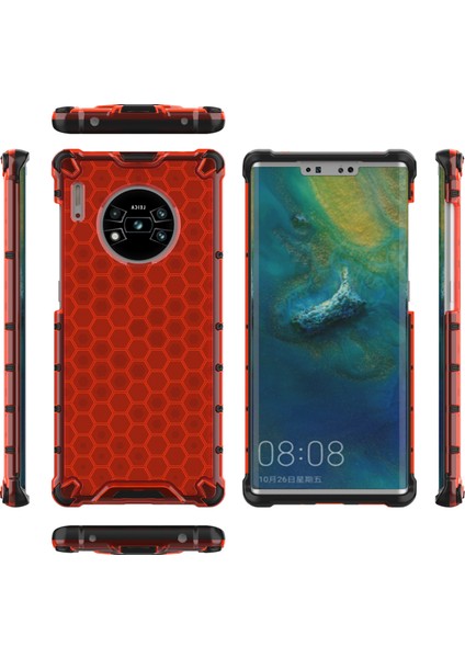 Huawei Mate 30 Pro Telefon Kılıfı - Kırmızı (Yurt Dışından)