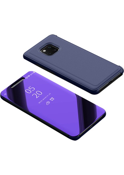 Huawei Mate 20 Pro Telefon Kılıfı - Koyu Mavi (Yurt Dışından)