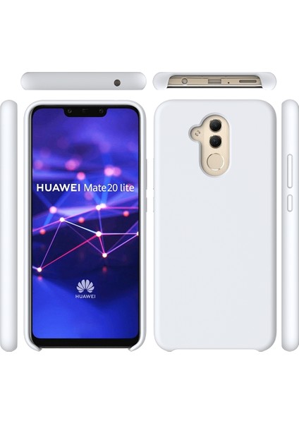 Huawei Mate 20 Lite Telefon Kılıfı - Beyaz (Yurt Dışından)
