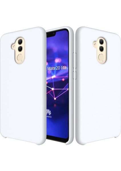 Huawei Mate 20 Lite Telefon Kılıfı - Beyaz (Yurt Dışından) fiyatları