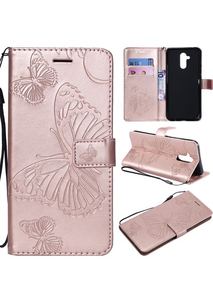Huawei Mate 20 Lite Telefon Kılıfı - Pembe Altın (Yurt Dışından)