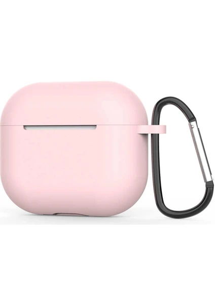 Case 4U Apple Airpods 3. Nesil Silikon Kılıf Airbag 28 Pembe