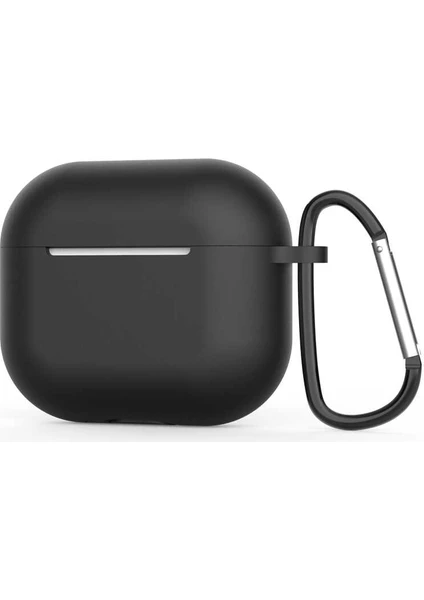 Case 4U Apple Airpods 3. Nesil Silikon Kılıf Airbag 28 Siyah