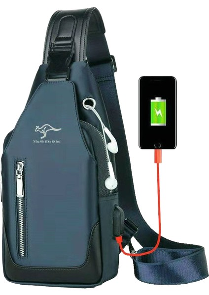 Erkek Naylon Crossbody Çanta Omuz Çantası (Yurt Dışından) fiyatları