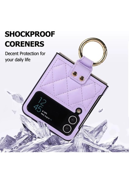 For Samsung Galaxy Z Flip 3 Yüzük Elmas Kafes Cep Telefonu Kılıfları Kılıfı fırsatları