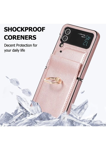 For Samsung Galaxy Z Flip 4 Yüzük Koyu Renk Her Şey Dahil Cep Telefonu Kılıfları Kılıfı fırsatları