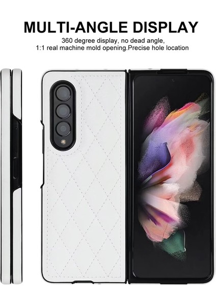 Uygulanan Samsung Galaxy Z Fold 4 Elmas Kafes Cep Telefonu Kılıfları Kılıfı modelleri