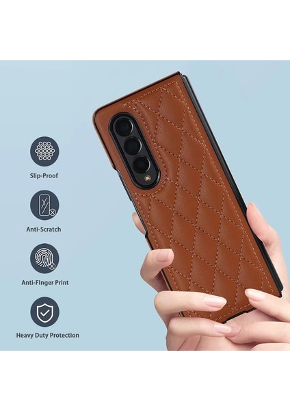 Uygulanan Samsung Galaxy Z Fold 4 Elmas Kafes Cep Telefonu Kılıfları Kılıfı fiyatları