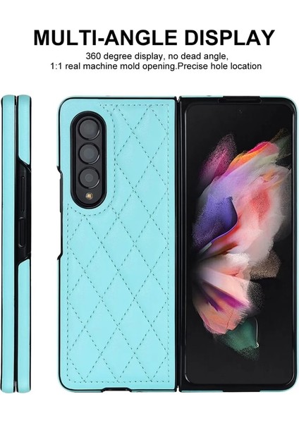 Uygulanan Samsung Galaxy Z Fold 4 Elmas Kafes Cep Telefonu Kılıfları Kılıfı modelleri