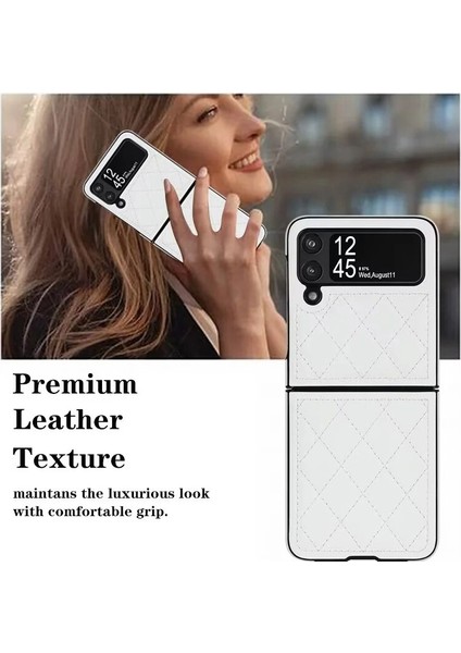 Uygulanan Samsung Galaxy Z Flip 4 Elmas Kafes Cep Telefonu Kılıfları Kılıfı modelleri