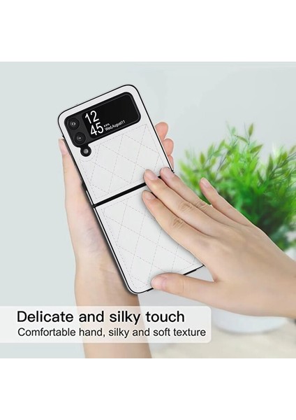 Uygulanan Samsung Galaxy Z Flip 4 Elmas Kafes Cep Telefonu Kılıfları Kılıfı fırsatları