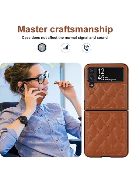Uygulanan Samsung Galaxy Z Flip 4 Elmas Kafes Cep Telefonu Kılıfları Kılıfı indirimleri