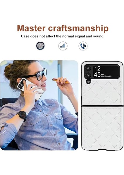 Uygulanan Samsung Galaxy Z Flip 3 Elmas Kafes Cep Telefonu Kılıfları Kılıfı indirimleri