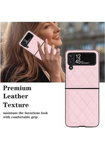 Uygulanan Samsung Galaxy Z Flip 3 Elmas Kafes Cep Telefonu Kılıfları Kılıfı modelleri