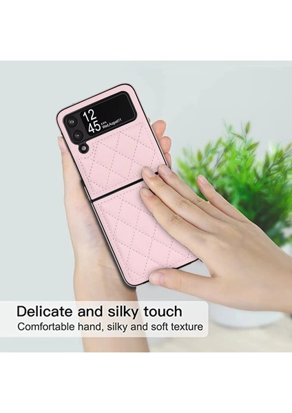 Uygulanan Samsung Galaxy Z Flip 3 Elmas Kafes Cep Telefonu Kılıfları Kılıfı fırsatları