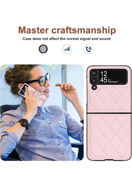 Uygulanan Samsung Galaxy Z Flip 3 Elmas Kafes Cep Telefonu Kılıfları Kılıfı indirimleri