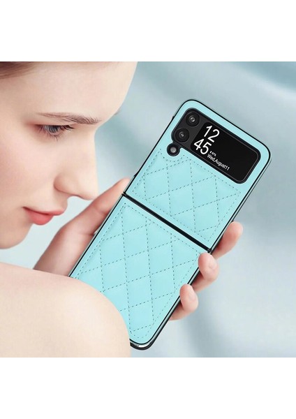 Uygulanan Samsung Galaxy Z Flip 3 Elmas Kafes Cep Telefonu Kılıfları Kılıfı(Yurt Dışından) fiyatları
