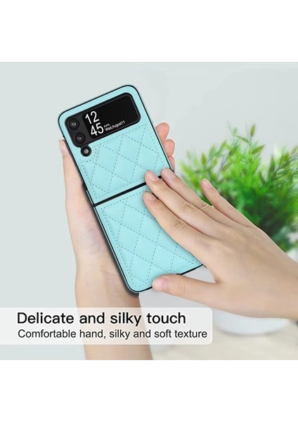 Uygulanan Samsung Galaxy Z Flip 3 Elmas Kafes Cep Telefonu Kılıfları Kılıfı(Yurt Dışından) fırsatları