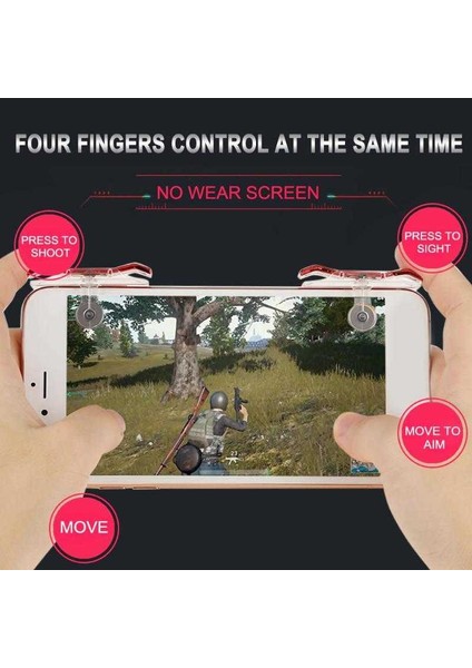 Case 4U E9 Mobil Game Oyun Kontrol Aparatı Şeffaf