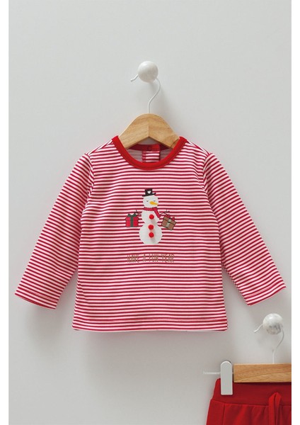 Caramel Baby 8447 Bebek Yılbaşı Kapşonu Kukuletalı 3 Lü Takım