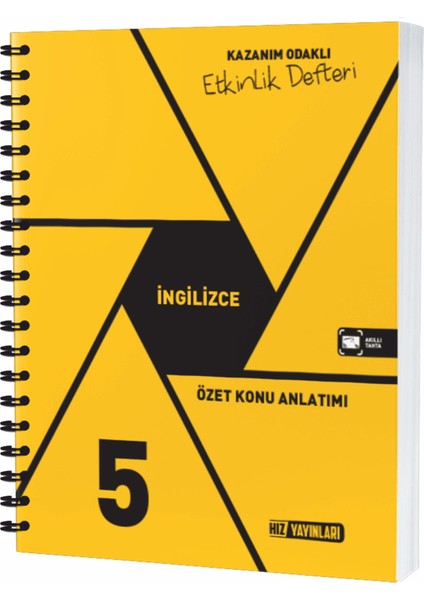 Hız Yayınları 5. Sınıf İngilizce Etkinlik Defteri