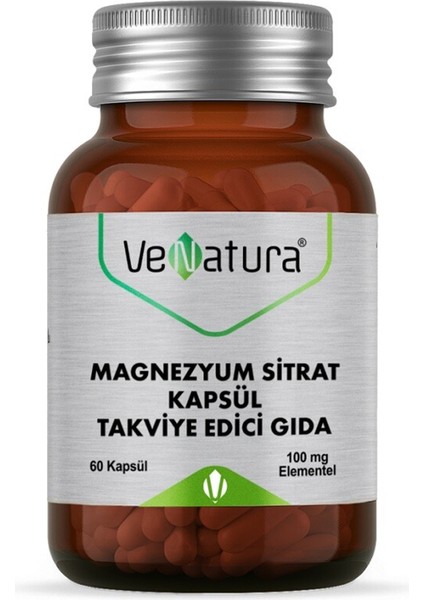 Magnezyum Sitrat 60 Kapsül