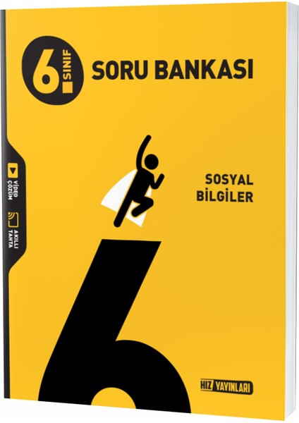 Hız Yayınları 6. Sınıf Sosyal Bilgiler Soru Bankası