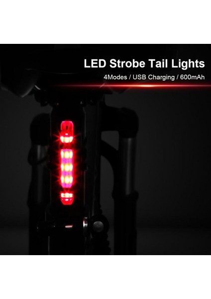 Dağ Bisikleti Güvenlik Uyarısı Ön ve Arka Yanıp Sönen Işık (Yurt Dışından) indirimleri