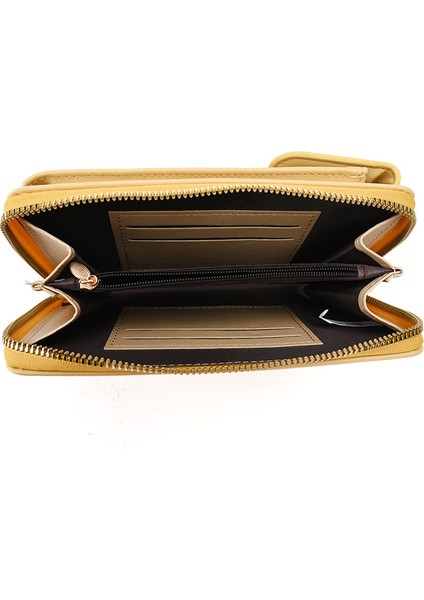Kadın Crossbody Çanta Omuz Çantası Çok Fonksiyonlu Uzun Cüzdan (Yurt Dışından) indirimleri