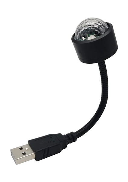 LED Atmosfer Lambası Araba Ses Kontrolü Atmosfer Işığı USB Araba Işıkları Araba Dekorasyonu (Yurt Dışından)