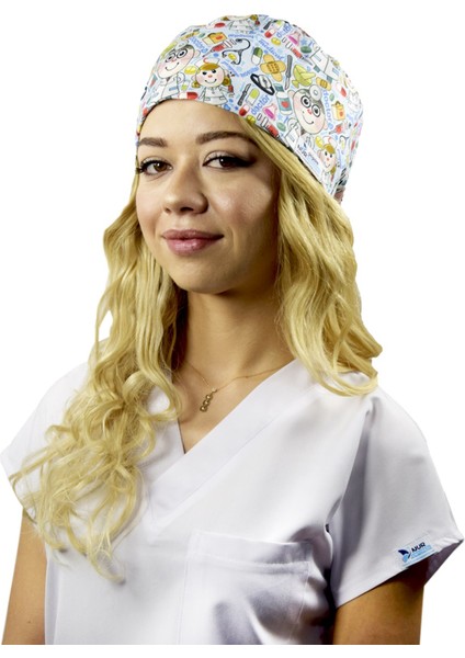 Master Likra Doktor desenli Hastane Medikal Cerrahi Bone