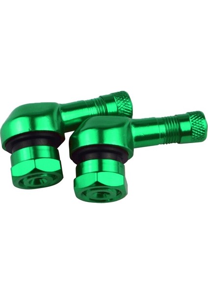 2 Adet Motosiklet Jant Tekerlek Lastik Vanalar Kök Kapağı 90 Derece Açı Cnc Alüminyum Alaşımlı Hava Lastik Kapağı 11.3mm Tubeless Vana Parçaları Kaynaklanıyor (Yurt Dışından)