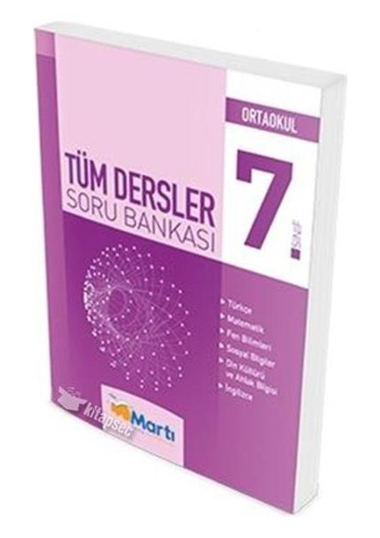 Martı Yayınları 7. Sınıf Tüm Dersler Soru Bankası Optık Formlu