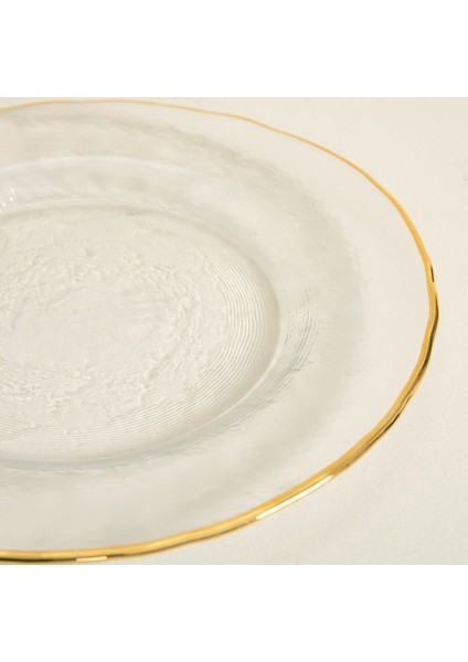 Ice Tabak 22 cm Transparan/altın indirimleri