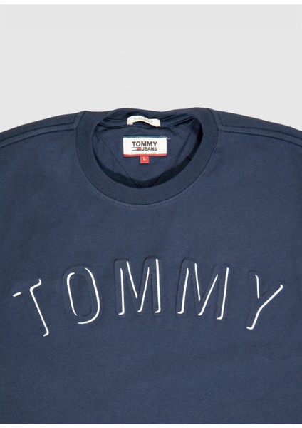 Tommy Jeans Erkek Bisiklet Yaka T-Shirt DM0DM05297 U006303