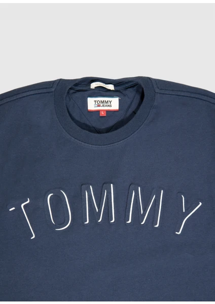 Tommy Hilfiger Tommy Jeans Erkek Bisiklet Yaka T-Shirt DM0DM05297 U006303