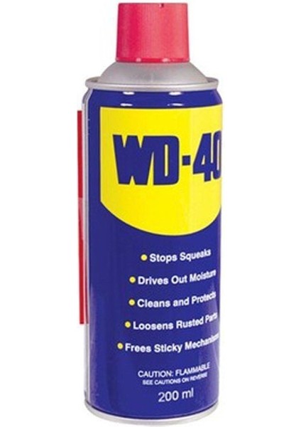 Wd 40 200 ml Genel Amaçlı Yağlama ve Pas Sökücü Sprey Pipetli