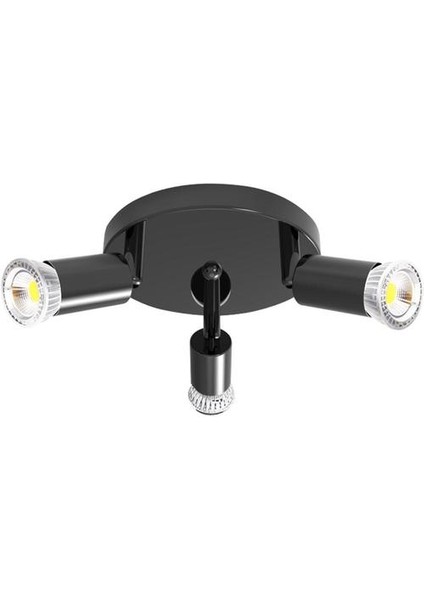 15 cm Kare Spot, 220 V Spot * 3 Döndürebilir Yukarı ve Aşağı Döndürür Ferforje Tavan Lambası, Yatak Odası Koridor Balkon Koridor Koridor Tavan Işık(Yurt Dışından)