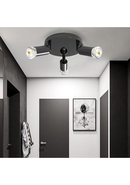 15 cm Kare Spot, 220 V Spot * 3 Döndürebilir Yukarı ve Aşağı Döndürür Ferforje Tavan Lambası, Yatak Odası Koridor Balkon Koridor Koridor Tavan Işık(Yurt Dışından) fiyatları