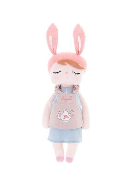 33CM Dreameryoly Tavşan, Uyku Vintage Angela Peluş Oyuncak, Pembe Kulaklar, Bir Elbise Giyen Yumuşak Kristal Kadife Çocuk Uyku Kavrığı | Peluş Yastıklar