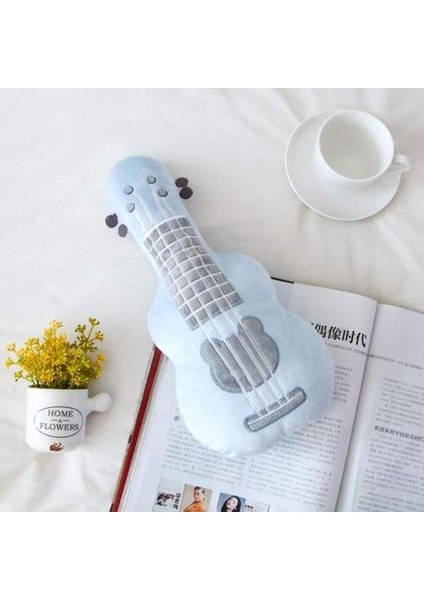 37 cm Gitar Peluş Enstrüman - Mavi (Yurt Dışından)