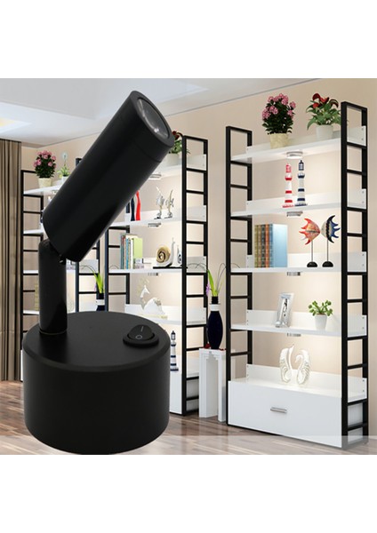 Dolap Işığı Için LED Spot Işık 3 W LED Pille Çalışan Lamba Spot