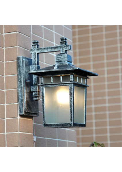 Açık Duvar Lambası Retro LED Duvar Lambası Su Geçirmez ve Pas Geçirmez Aydınlatma Avlu Otel Yatak ve Kahvaltı Lambası Dekoratif Aydınlatma