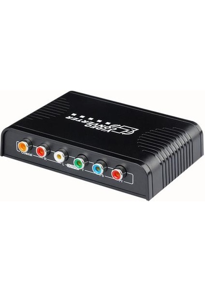 1080P Hd Bileşene Ypbpr Rgb Dönüştürücü Adaptörü Hdmı, Apple Tv Ps4 ve Daha Fazlası Için Ypbpr Çıkış Adaptörü Dönüştürücüyle Uyumlu | HDMI Kabloları(Yurt Dışından)