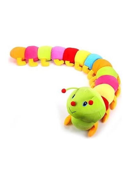 60 Cmcute Büyük Yumuşak Caterpillar Peluş Oyuncaklar Bebek Pp Pamuk Doldurulmuş Böcek Hayvan Ofis Kanepe Yastık Çocuk Arkadaşlar Için Hediyeler | Peluş Yastıklar