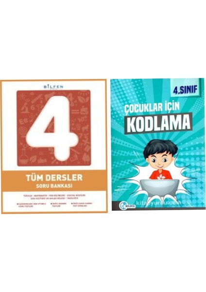 Bilfen Yayınları 4. Sınıf Tüm Dersler Soru Bankası - Kodlama Kitabı