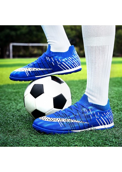 Erkekler Futbol Ayakkabıları Futbol Kramponları Eğitim Açık Tf Çim Kaymaz Yükseklik Ayak Bileği Rahat Sneakers fiyatları