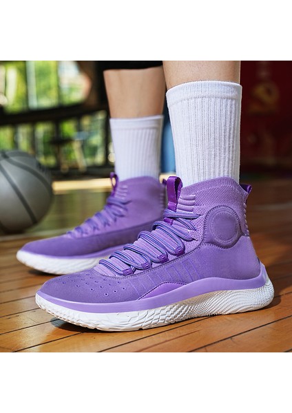 Erkek Yüksek Bilekli Basketbol Ayakkabısı Curry Finals Edition