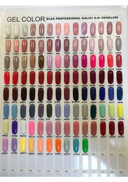 Profesyonel Kalıcı Oje Serisi fiyatları